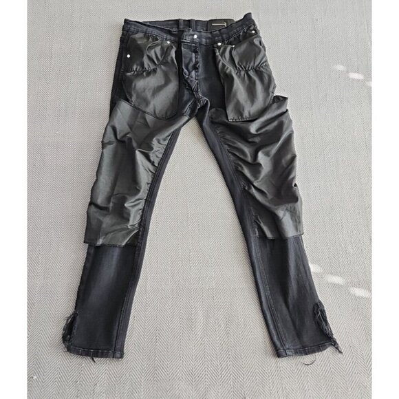 Copper Rivet Jeans Men's Size 32x30 Black Distressed Stretch RN# 140689 - Picture 7 of 16